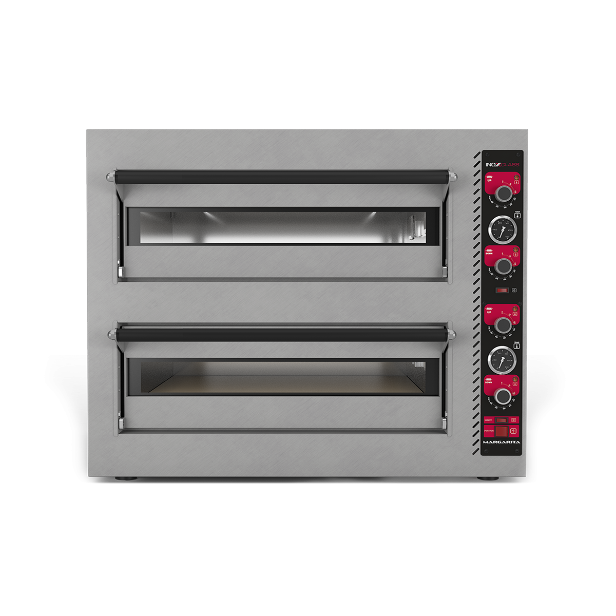 Elektro Pizzaofen Analog - 4 + 4 x 33 cm