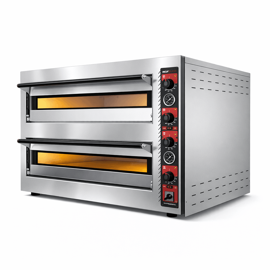 Elektro Pizzaofen Analog - 4 + 4 x 33 cm